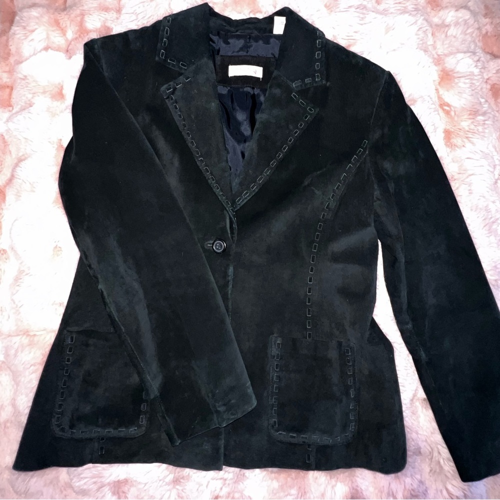 Vintage Valerie Steven’s western Vintage‎ Black Women's leather Jacket large